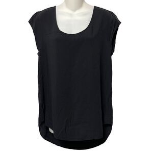 JAMS WORLD Black Scoop Neck Blouse L